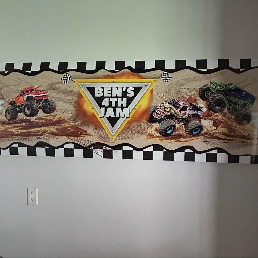 Monster Truck Wall Banner - Custom